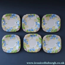 Load image into Gallery viewer, 1930s PARAGON Star Mark Bone China Teaset. Honesty Pattern with Aztec Shape. All Excellent Condition
