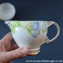 Load image into Gallery viewer, 1930s PARAGON Star Mark Bone China Teaset. Honesty Pattern with Aztec Shape. All Excellent Condition
