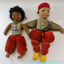 Load image into Gallery viewer, Rare 1930s Large Pair of Vintage Norah Wellings Dolls: Two Turkish Children - Vintage Dolls
