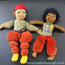 Load image into Gallery viewer, Rare 1930s Large Pair of Vintage Norah Wellings Dolls: Two Turkish Children - Vintage Dolls
