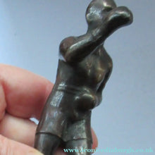 Load image into Gallery viewer, 1930s Bronze Car Mascot of a Boxer or Boxing Figure
