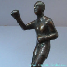 Load image into Gallery viewer, 1930s Bronze Car Mascot of a Boxer or Boxing Figure

