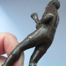 Load image into Gallery viewer, 1930s Bronze Car Mascot of a Boxer or Boxing Figure
