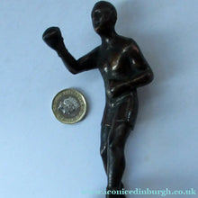 Load image into Gallery viewer, 1930s Bronze Car Mascot of a Boxer or Boxing Figure
