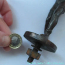 Load image into Gallery viewer, 1930s Bronze Car Mascot of a Boxer or Boxing Figure
