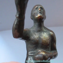 Load image into Gallery viewer, 1930s Bronze Car Mascot of a Boxer or Boxing Figure
