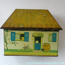 Load image into Gallery viewer, Rare 1930s MABEL LUCIE ATTWELL Kiddibics: Bicky House Biscuit Tin or Bank. Made for William Crawford
