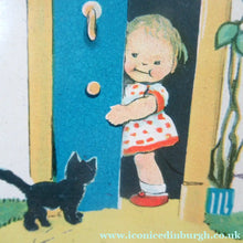 Load image into Gallery viewer, Rare 1930s MABEL LUCIE ATTWELL Kiddibics: Bicky House Biscuit Tin or Bank. Made for William Crawford
