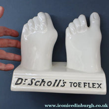 Load image into Gallery viewer, 1930s ROYAL DOULTON Ceramic Feet. Very Rare Dr Scholl’s Advertising Display. Very Quirky &amp; Sculptural
