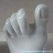Load image into Gallery viewer, 1930s Royal Doulton Dr Scholl's Advertising Display. Pair of Feet
