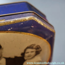 Load image into Gallery viewer, Original 1930s ROYAL FAMILY Sweets Tin with Image Taken from a Marcus Adams Photograph
