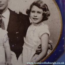 Load image into Gallery viewer, Original 1930s ROYAL FAMILY Sweets Tin with Image Taken from a Marcus Adams Photograph
