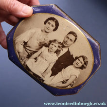 Load image into Gallery viewer, Original 1930s ROYAL FAMILY Sweets Tin with Image Taken from a Marcus Adams Photograph
