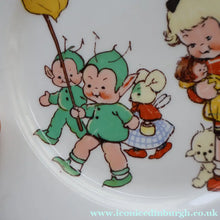 Load image into Gallery viewer, 1930s SHELLEY POTTERY Mabel Lucie Attwell Side Plate. Girls Playing with Boo Boos.  7 inches
