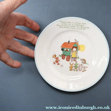 Load image into Gallery viewer, 1930s SHELLEY POTTERY Mabel Lucie Attwell Side Plate. Horse-Drawn Caravan Image.  6 inches

