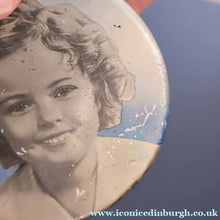 Load image into Gallery viewer, SCOTTISH HISTORY INTEREST. Rare 1950s Shirley Temple SAMPLE Biscuits Tin. Sunshine Biscuits, Glasgow
