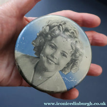 Load image into Gallery viewer, SCOTTISH HISTORY INTEREST. Rare 1950s Shirley Temple SAMPLE Biscuits Tin. Sunshine Biscuits, Glasgow
