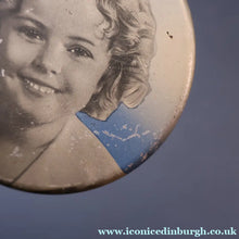 Load image into Gallery viewer, SCOTTISH HISTORY INTEREST. Rare 1950s Shirley Temple SAMPLE Biscuits Tin. Sunshine Biscuits, Glasgow
