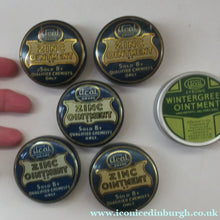 Load image into Gallery viewer, 1930s Ucal Art Deco Ointments Tins. Vintage Chemist Advertising
