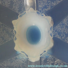 Load image into Gallery viewer, LARGE 1930s Art Deco ETLING Glass Decorative Bowl or Vase. Hexagonal Shape with Cute  
