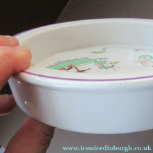 Load image into Gallery viewer, 1930s Shelley Baby's Bowl with Mermaid and Boo Boo
