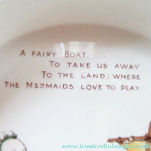 Load image into Gallery viewer, 1930s Shelley Baby's Bowl with Mermaid and Boo Boo
