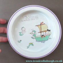 Load image into Gallery viewer, 1930s Shelley Baby's Bowl with Mermaid and Boo Boo
