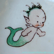 Load image into Gallery viewer, 1930s Shelley Baby's Bowl with Mermaid and Boo Boo
