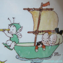 Load image into Gallery viewer, 1930s Shelley Baby's Bowl with Mermaid and Boo Boo
