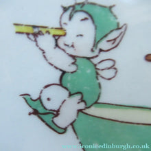 Load image into Gallery viewer, 1930s Shelley Baby's Bowl with Mermaid and Boo Boo

