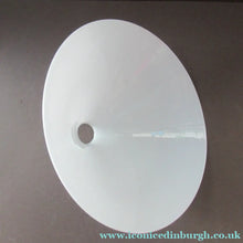 Load image into Gallery viewer, SINGLE Antique 1930s  White Glass "Coolie" Hanging or Pendant Lightshade
