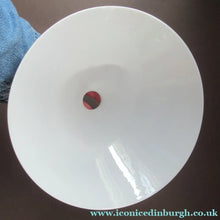 Load image into Gallery viewer, SINGLE Antique 1930s  White Glass "Coolie" Hanging or Pendant Lightshade
