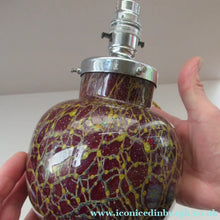 Load image into Gallery viewer, 1930s WMF Ikora Glass Lamp with Chrome Fittings Interior Light

