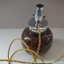 Load image into Gallery viewer, 1930s WMF Ikora Glass Lamp with Chrome Fittings Interior Light

