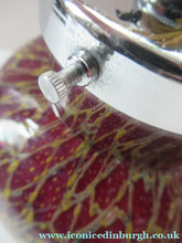Load image into Gallery viewer, 1930s WMF Ikora Glass Lamp with Chrome Fittings Interior Light
