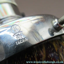 Load image into Gallery viewer, 1930s WMF Ikora Glass Lamp with Chrome Fittings Interior Light
