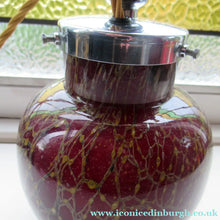 Load image into Gallery viewer, 1930s WMF Ikora Glass Lamp with Chrome Fittings Interior Light
