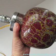 Load image into Gallery viewer, 1930s WMF Ikora Glass Lamp with Chrome Fittings Interior Light
