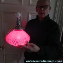 Load image into Gallery viewer, 1930s WMF Ikora Lamp Art Deco Glass - Internal Light WORKING
