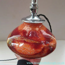 Load image into Gallery viewer, 1930s WMF Ikora Lamp Art Deco Glass - Internal Light WORKING
