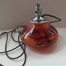 Load image into Gallery viewer, 1930s WMF Ikora Lamp Art Deco Glass - Internal Light WORKING
