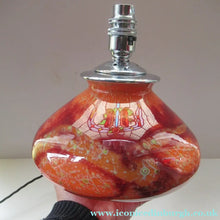 Load image into Gallery viewer, 1930s WMF Ikora Lamp Art Deco Glass - Internal Light WORKING
