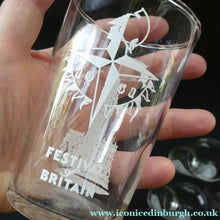 Load image into Gallery viewer, 1938 Glasgow Exhibition Glasses. 1951 Festival of Britain Glass
