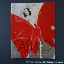 Load image into Gallery viewer, Rare THEATRICAL INTEREST 1938 Restaurant Programme for the "Folies Superbes" at The London Casino, Soho. In excellent condition
