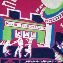 Load image into Gallery viewer, Rare 1939 New York International World's Fair Souvenir Art Deco Scarf
