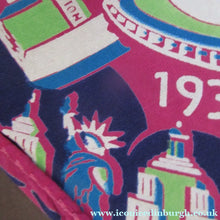 Load image into Gallery viewer, Rare 1939 New York International World's Fair Souvenir Art Deco Scarf
