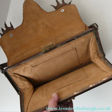 Load image into Gallery viewer, 1940s / 1950s Vintage Genuine Hornback Alligator Handbag with Head and Legs
