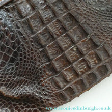 Load image into Gallery viewer, 1940s / 1950s Vintage Genuine Hornback Alligator Handbag with Head and Legs
