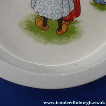 Load image into Gallery viewer, 1940s BABY'S PLATE or BOWL. Charming Dish with Cute Images of Dutch Children
