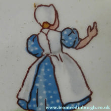 Load image into Gallery viewer, 1940s BABY'S PLATE or BOWL. Charming Dish with Cute Images of Dutch Children
